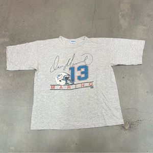 Vintage Miami dolphins Dan Marino T-SHIRT by Salem sportswear size XL